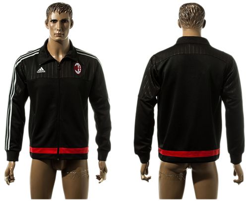 AC Milan Authentic Soccer Jackets Black