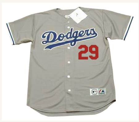 ADRIAN BELTRE Los Angeles Dodgers 1998 Away Majestic Throwback Baseball Jersey