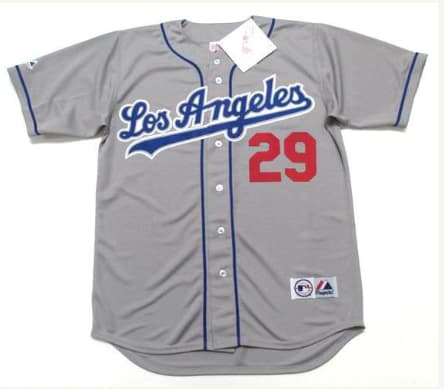 ADRIAN BELTRE Los Angeles Dodgers 1999 Away Majestic Baseball Throwback Jersey