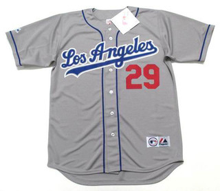 ADRIAN BELTRE Los Angeles Dodgers 1999 Away Majestic Baseball Throwback Jersey