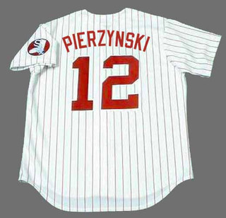 AJ PIERZYNSKI Chicago White Sox 1970's Majestic Throwback Baseball Jersey