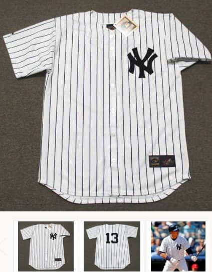 ALEX RODRIGUEZ New York Yankees 2005 Home Majestic Throwback Baseball Jersey
