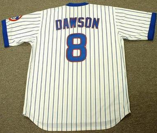 ANDRE DAWSON Chicago Cubs 1989 Home Majestic Throwback Baseball Jersey
