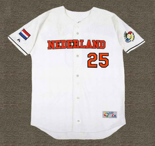 ANDRUW JONES 2006 Netherlands WBC Majestic Throwback Baseball Jersey