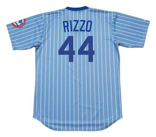 ANTHONY RIZZO Chicago Cubs 1980's Majestic Throwback Baseball Jersey