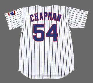 AROLDIS CHAPMAN Chicago Cubs 2016 Home Majestic Throwback Baseball Jersey