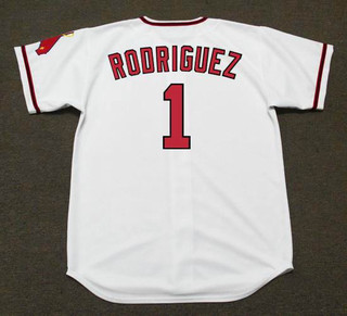 AURELIO RODRIGUEZ California Angels 1970 Majestic Cooperstown Home Baseball Jersey