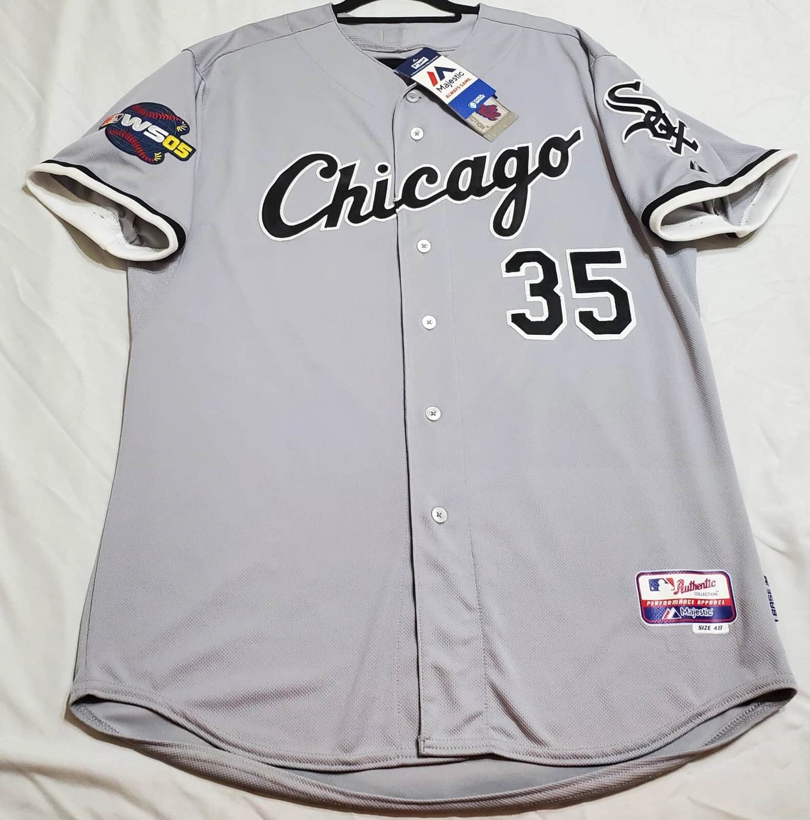 AUTHENTIC MAJESTIC  CHICAGO WHITE SOX FRANK THOMAS 2005 COOL BASE Jersey
