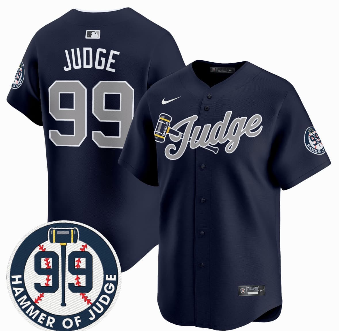 Aaron Judge Yankees The Hammer Vapor Premier Limited Jersey – All Stitched
