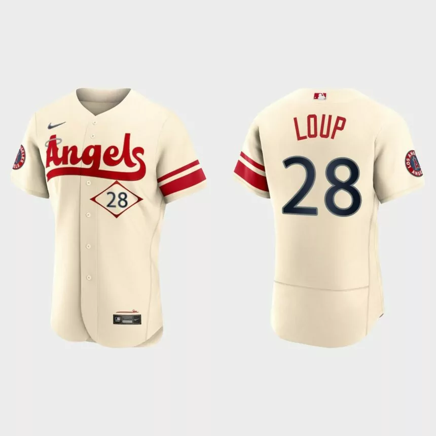 Aaron Loup Los Angeles Angels 2022 City Connect Authentic Jersey – Cream