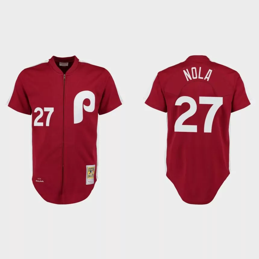 Aaron Nola Philadelphia Phillies 1979 Throwback Authentic Jersey – Maroon