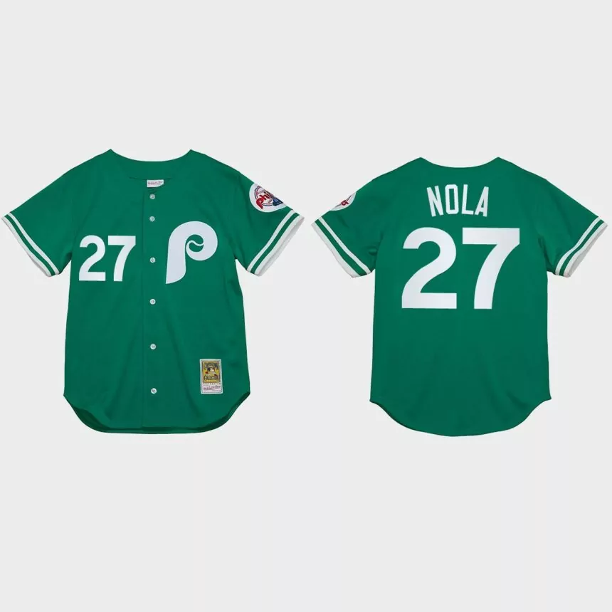 Aaron Nola Philadelphia Phillies St. Patrick’s Day Jersey – Green