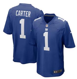 Abdul Carter New York Giants Nike 2025 NFL Draft First Round Pick Game Jersey - Royal