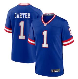 Abdul Carter New York Giants Nike First Round Pick 2nd Alternate Game Jersey - Royal