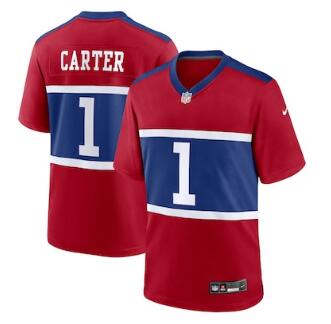 Abdul Carter New York Giants Nike First Round Pick Alternate Game Jersey - Red