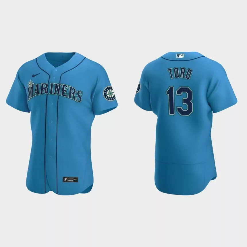 Abraham Toro Seattle Mariners Authentic Alternate Jersey – Royal