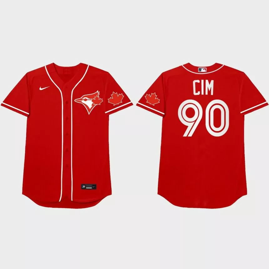 Adam Cimber 2021 Players’ Weekend Cim Nickname Jersey – Red