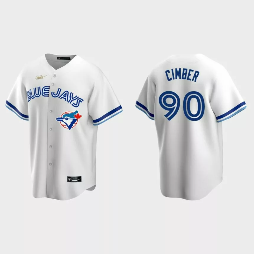 Adam Cimber Toronto Blue Jays Cooperstown Collection Home Jersey – White