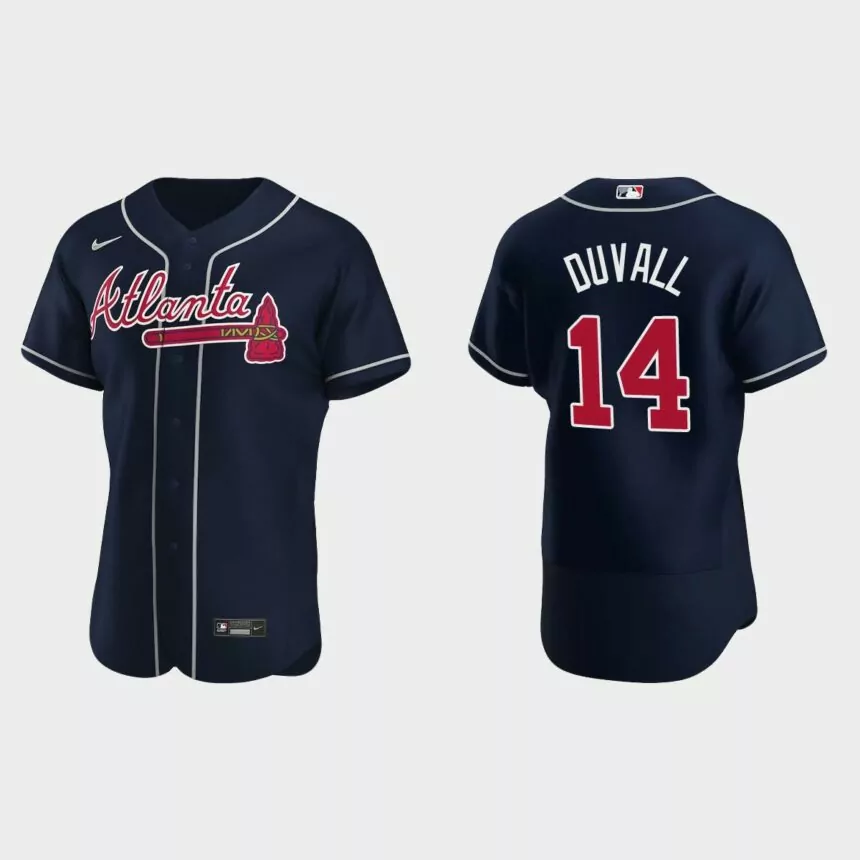 Adam Duvall Atlanta Braves Authentic Alternate Jersey – Navy