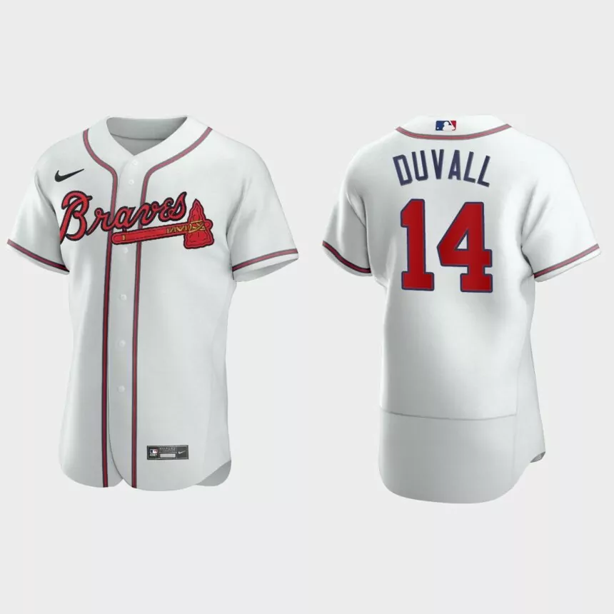 Adam Duvall Atlanta Braves Authentic Home Jersey – White