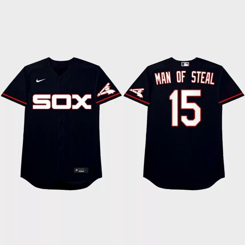 Adam Engel 2021 Players’ Weekend Man Of Steal Nickname Jersey – Navy