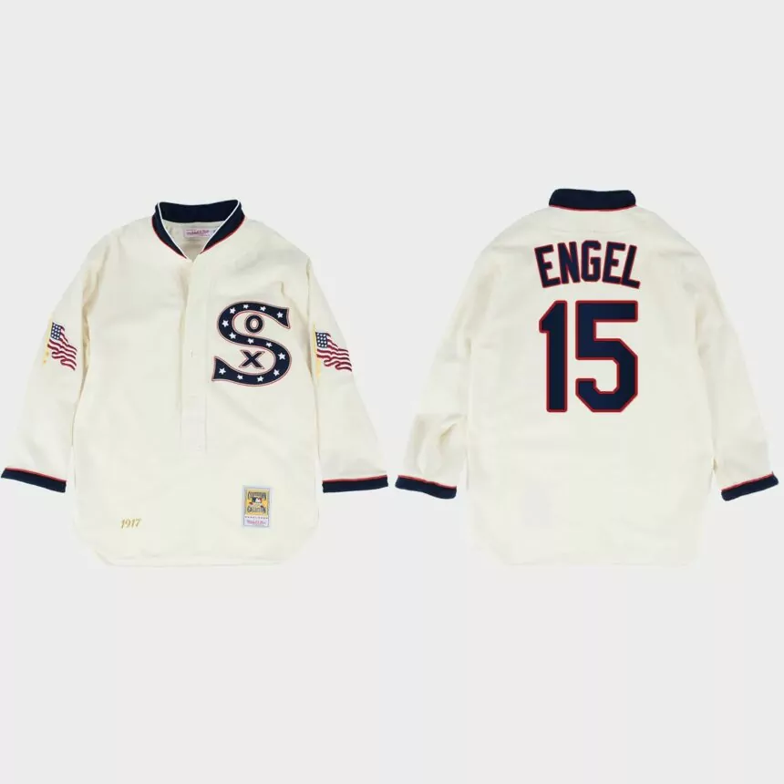 Adam Engel Chicago White Sox 1917 Authentic Jersey – White
