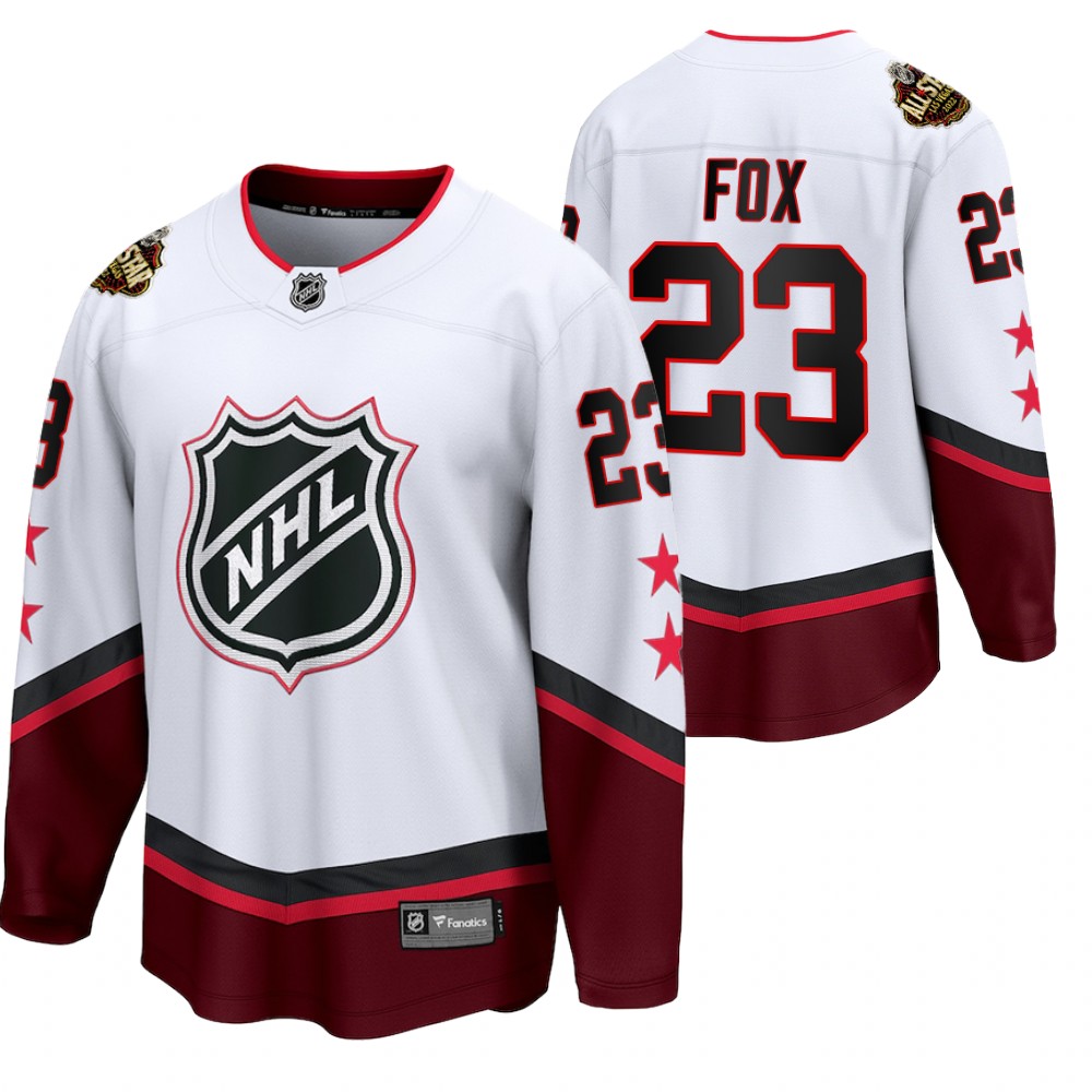 Adam Fox Jersey New York Rangers 2022 All-Star White Eastern Conference