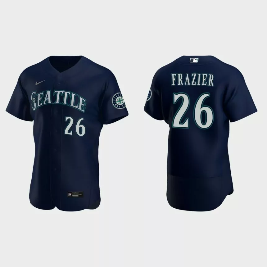 Adam Frazier Seattle Mariners Authentic Jersey – Navy