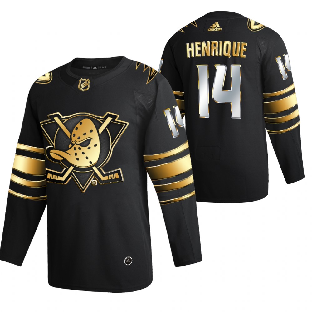 Adam Henrique Anaheim Ducks Black Golden Edition Jersey Limited Authentic