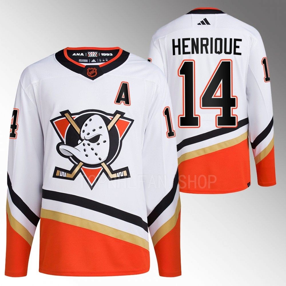 Adam Henrique Anaheim Ducks Reverse Retro 2.0 Authentic Primegreen White 2022 Jersey