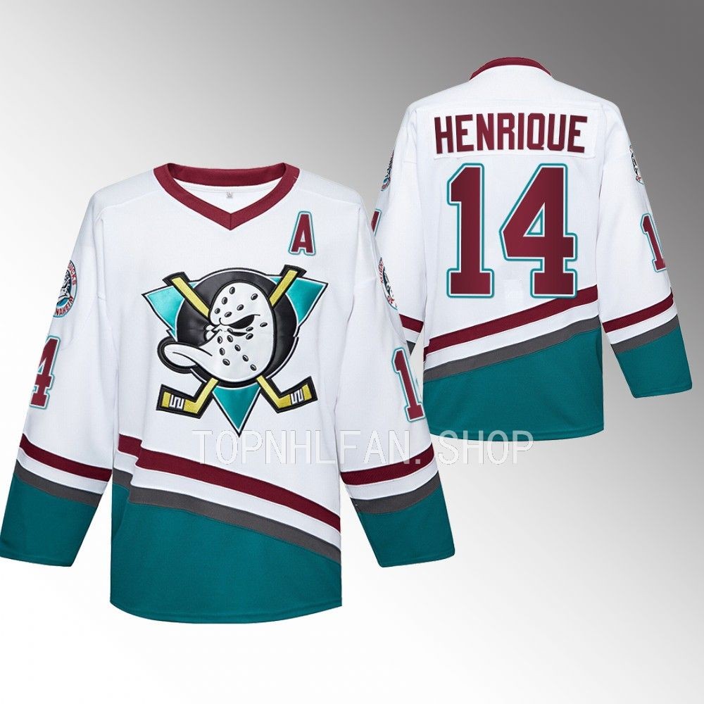 Adam Henrique Ducks Mighty Ducks Jersey White Hockey
