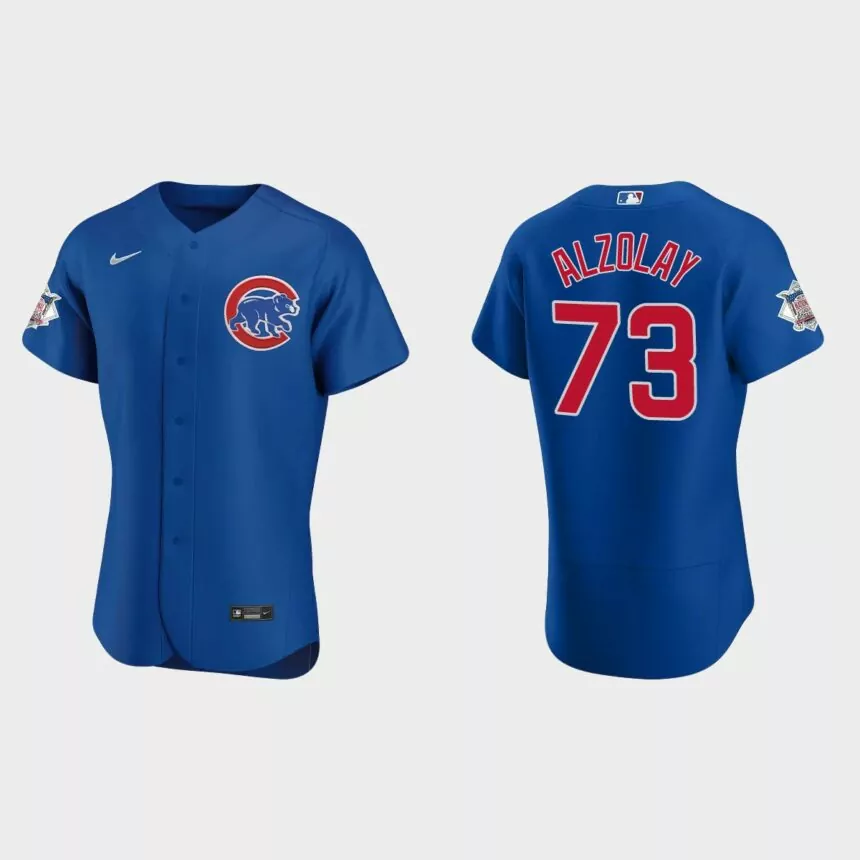 Adbert Alzolay #73 Chicago Cubs Authentic Alternate Jersey – Royal