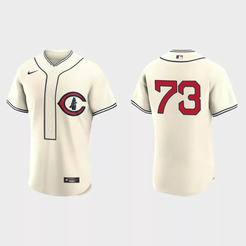 Adbert Alzolay Chicago Cubs 2022 Field of Dreams Authentic Jersey – Cream