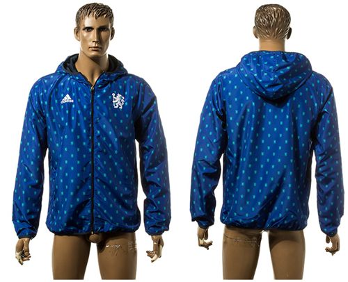 Addidas Chelsea Soccer Jackets Blue