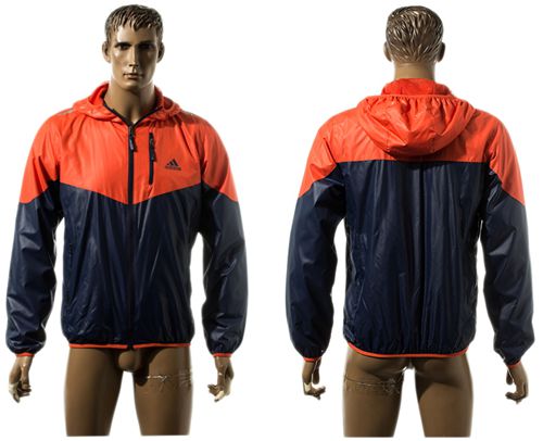 Addidas Soccer Jackets Red Dark Blue