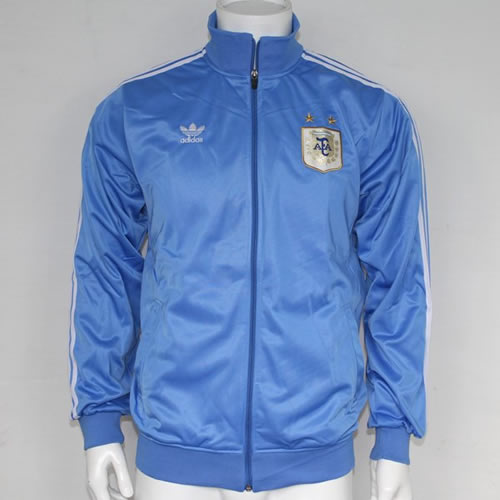 Adidas 11-12 Argentina Soccer Jacket Blue