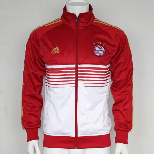 Adidas 11-12 Bayern Munich Soccer Jacket Red