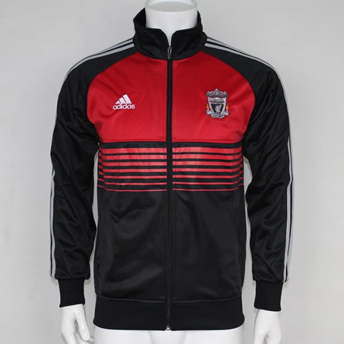 Adidas 11-12 Liverpool Soccer Jacket Black
