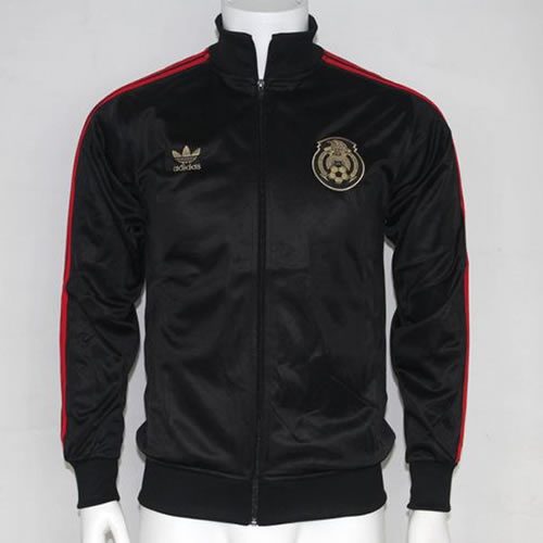 Adidas 11-12 Mexico Soccer Jacket Black
