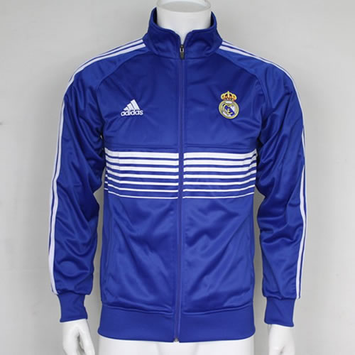 Adidas 11-12 Real Madrid Soccer Jacket Blue
