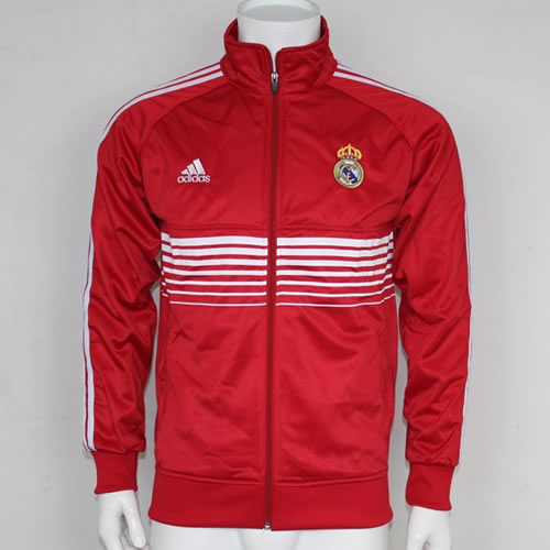 Adidas 11-12 Real Madrid Soccer Jacket Red