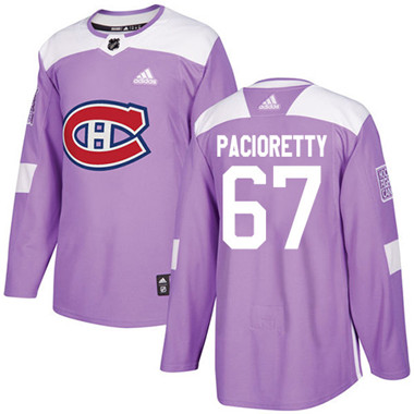 Adidas Canadiens #67 Max Pacioretty Purple Authentic Fights Cancer Stitched NHL Jersey