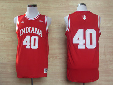 Adidas Indiana Hoosiers Cody Zeller 40 Big 10 Patch NCAA Basketball Authentic Jerseys