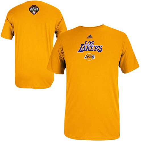 Adidas Los Angeles Lakers 2014 Noches Enebea T-Shirt Gold