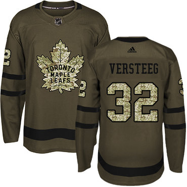Adidas Maple Leafs #32 Kris Versteeg Green Salute to Service Stitched NHL Jersey