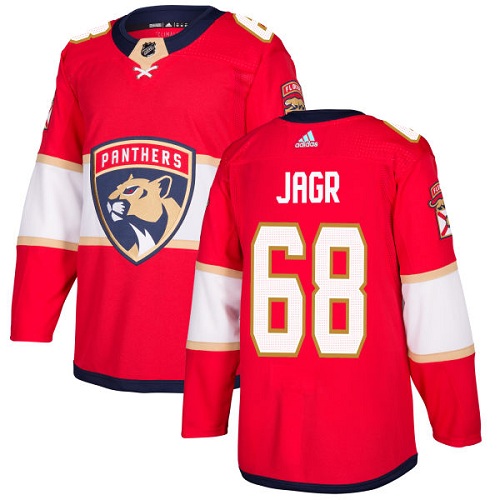 Adidas Panthers #68 Jaromir Jagr Red Home Authentic Stitched Youth NHL Jersey