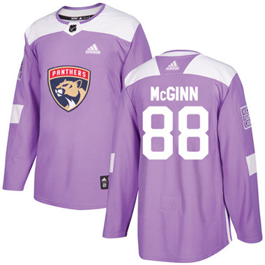Adidas Panthers #88 Jamie McGinn Purple Authentic Fights Cancer Stitched NHL Jersey