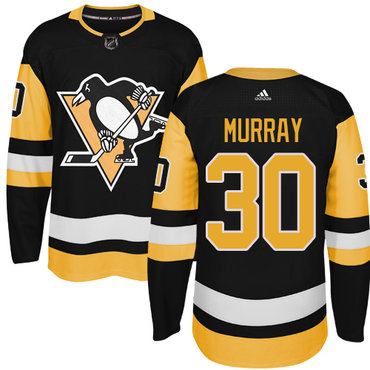 Adidas Penguins #30 Matt Murray Black Alternate Authentic Stitched NHL Jersey