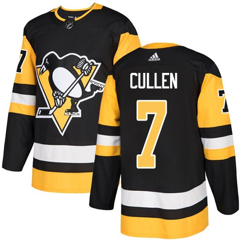 Adidas Penguins #7 Cullen Black Authentic Stitched NHL Jersey