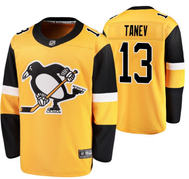 Adidas Penguins 13 Brandon Tanev Yellow Stitched NHL Jersey (1)